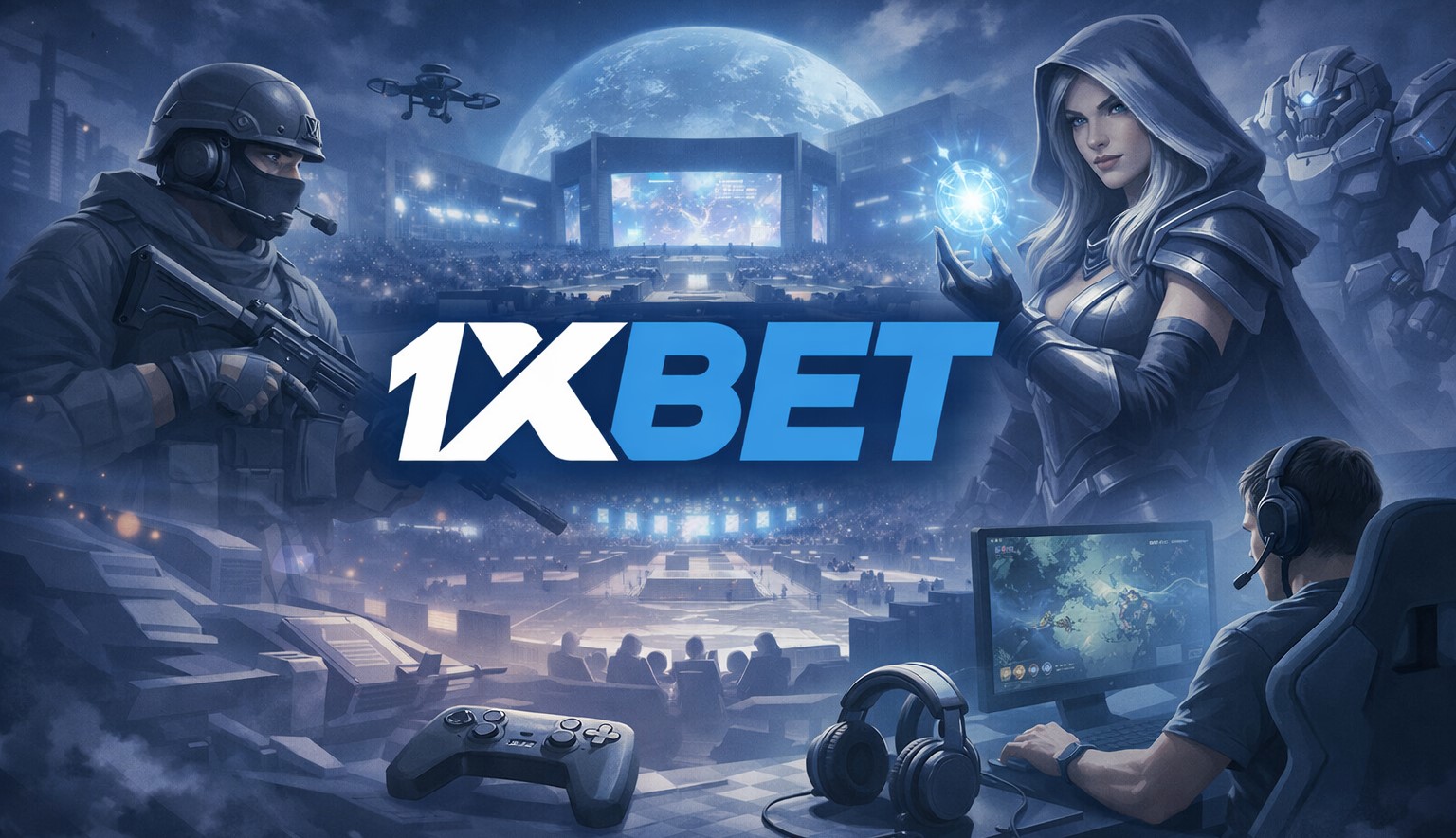 1xBet ставки на киберспорт в Украине